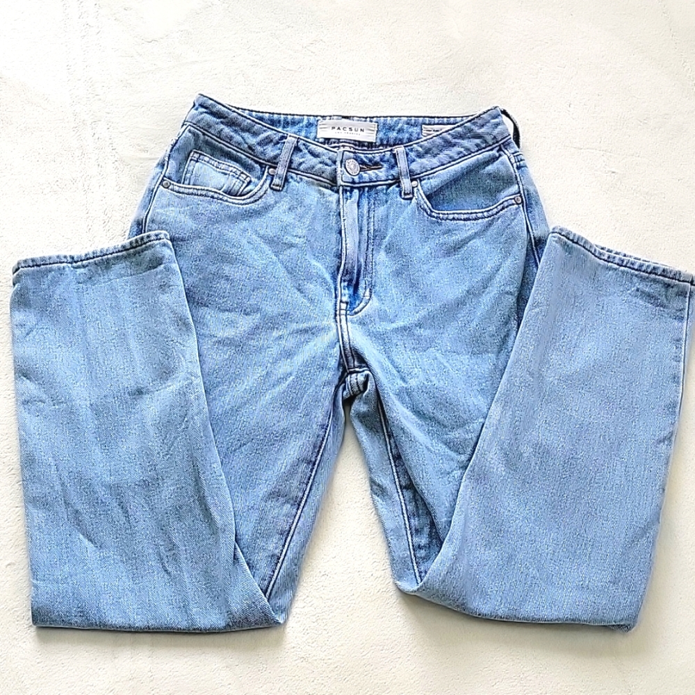 💙 LIGHT BLUE WASH PACSUN MOM DENIM JEANS